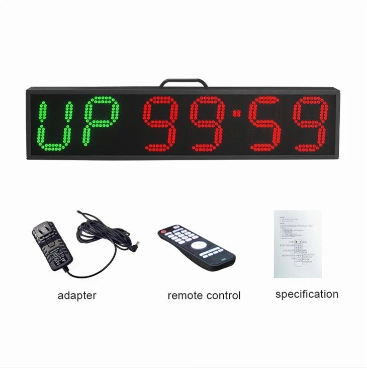 remote control wall gym clock